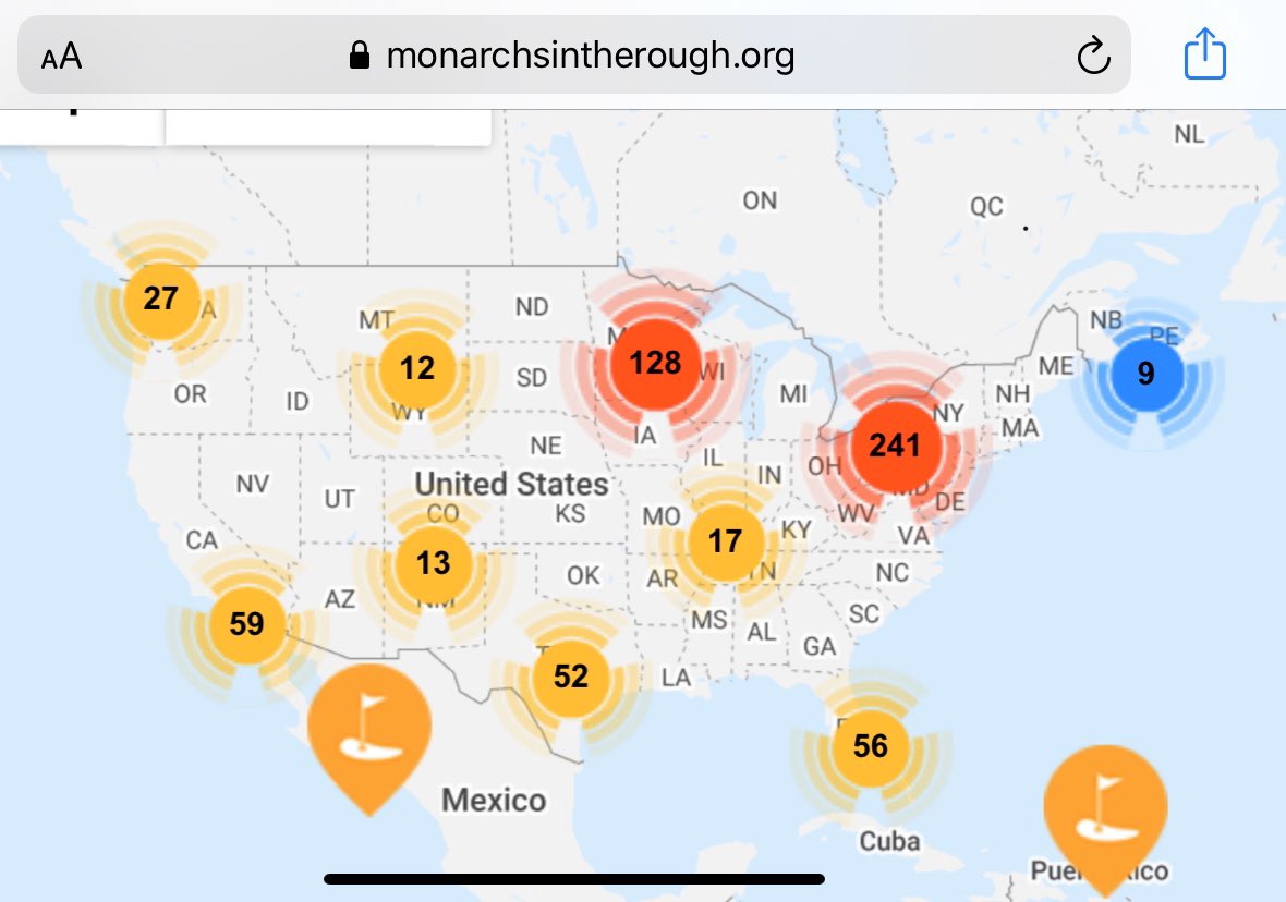GrayFeist's tweet photo. 617 #golfcourses (and growing) with 1 goal: #SavingMonarchs.
https://t.co/qBWQNehyia
#MonarchsInTheRough https://t.co/J0cefvlJoP
