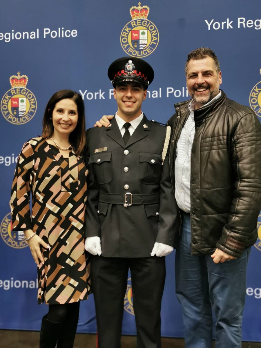Super Proud of my second born son.  Congratulations David on becoming a @YRP auxiliary constable at the young age of 20. It’s in your blood.  #DeedsSpeak #GodBlessPolice