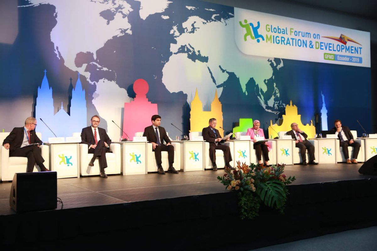 Inauguramos con gran satisfacción la #XIICumbreGFMDQuito. Ecuador asumió la presidencia en un momento clave para la migración internacional. En este espacio de diálogo constructivo identificaremos iniciativas para la aplicación de políticas públicas sobre migración y desarrollo.