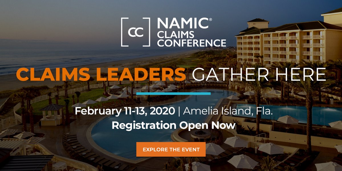 NAMIC's tweet photo. The #NAMICclaimsSurvey submissions timeline officially closed in December, but we're excited to have @aon_plc/Ward Group's Jeff Rieder share the high-level results at #NAMICclaims. #mutuallypossible https://t.co/PysJiconl5 https://t.co/gNTFXlz8G9