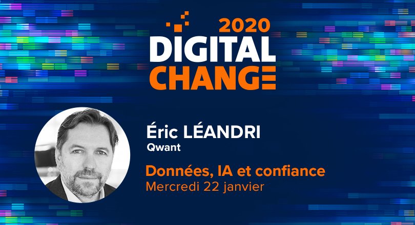 [#DigitalChange] Place maintenant à <a href="/Eric_Leandri/">Eric Leandri</a> , co-fondateur et désormais président du comité stratégique de <a href="/Qwant_FR/">Qwant</a> avec une intervention sur la souveraineté numérique 😉