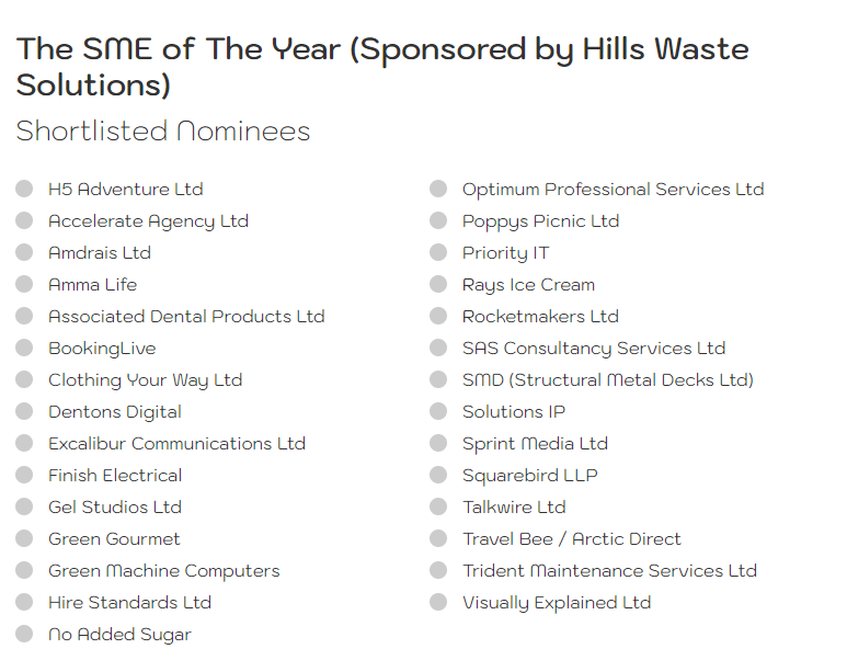 HillsWaste's tweet image. One day to go before sponsors @HillsWaste hands the prize over to one of these lucky SME’s in the @GBExpos South West Business Awards event...