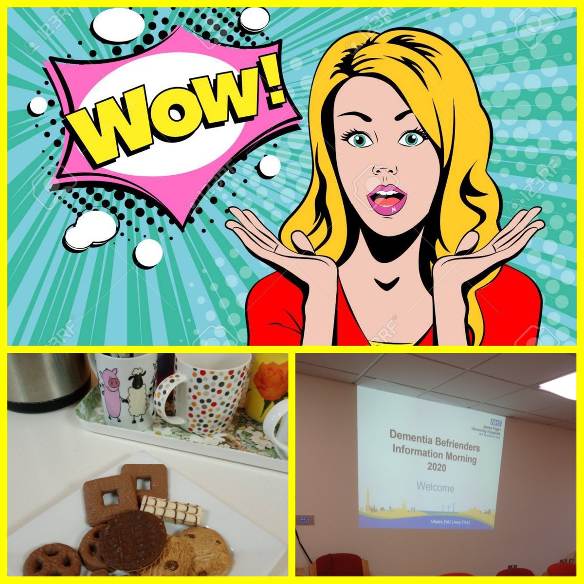 A big wow and thank you to all the local people who came to our #DementiaBefrienders information coffee morning <a href="/LHCentre/">LouiseHamiltonCentre</a> <a href="/JamesPagetNHS/">JPUH NHS FT</a> today. Looking forward to seeing you again in volunteer induction #DementiaCare #CompassionateCare #Volunteeringin2020