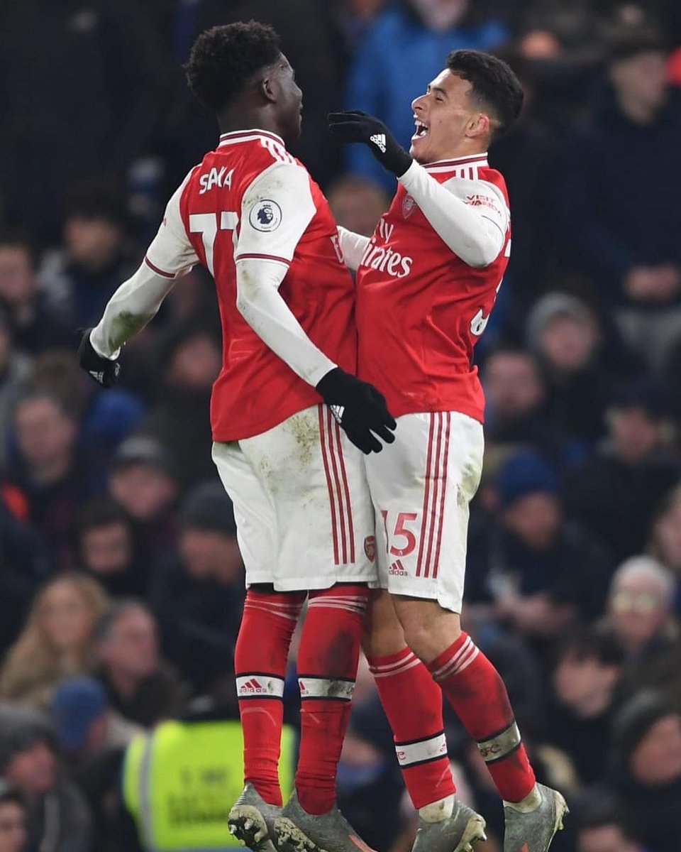 DailyMartinelli's tweet photo. Martinelli e Saka no jogo de ontem 

#COYG #Arsenal #Martinelli https://t.co/C1acTBN756