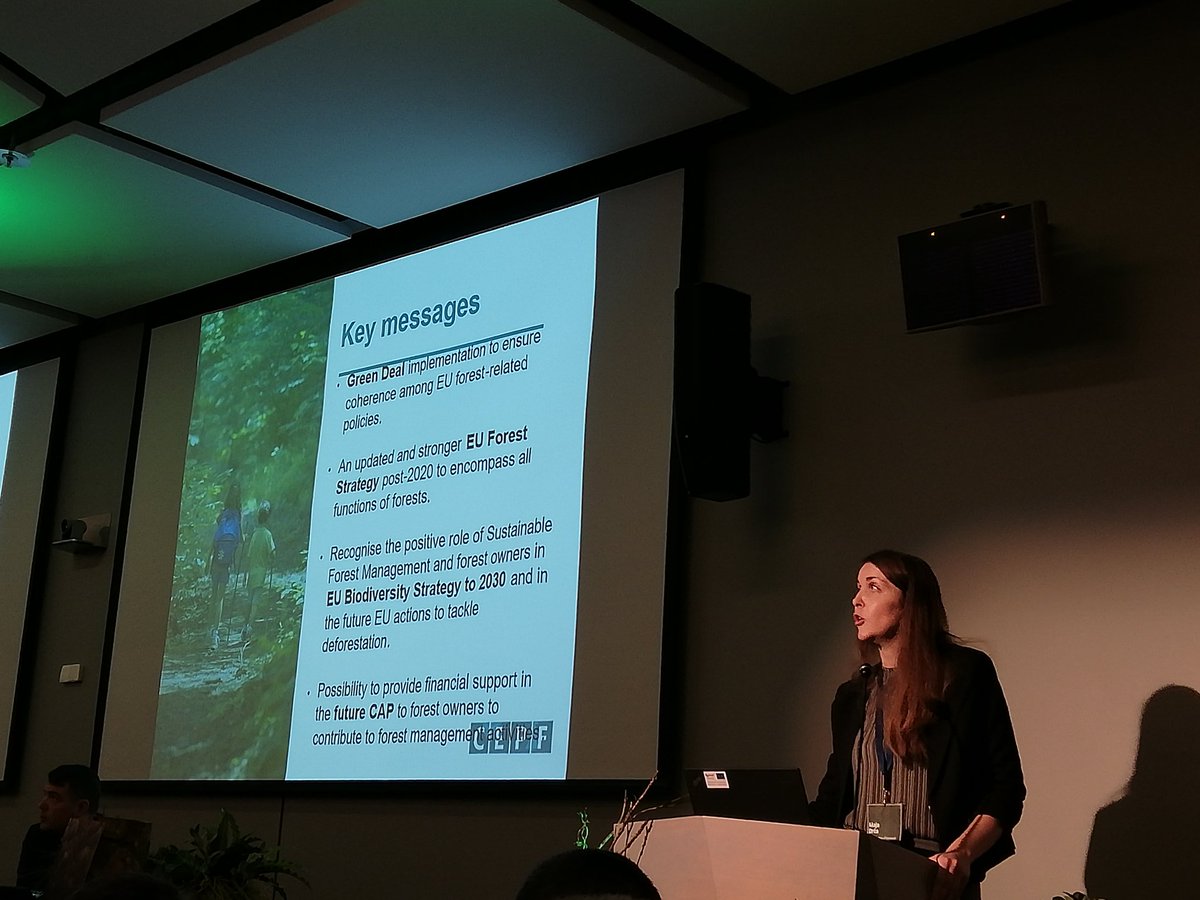 Among the key messages that <a href="/Maja_Drca/">Maja Drca</a> from <a href="/CEPFSecretariat/">EuropeanForestOwners</a> presented: an updated and stronger EU forest strategy post2020 that encompass all functions of forests.