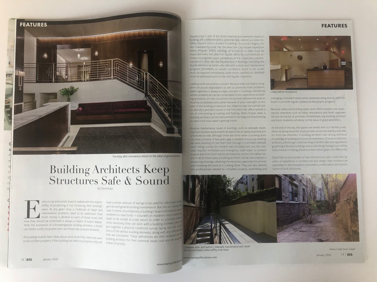 katzarch's tweet photo. Our very own David Katz recently penned an excellent article for the Mann Report about the important role that building architects play. Pick up the magazine yourself or read it online here: https://t.co/ge6Duj2H61 https://t.co/4HEM5oUZK4
