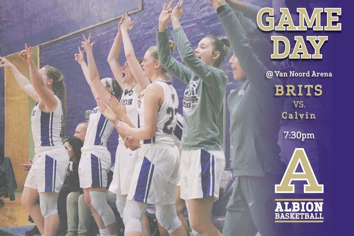 gobrits's tweet photo. GAME 👏 DAY @albionwbb taking on @d3miaa rival Calvin  
🕒7:30 📍Van Noord Arena
📈 https://t.co/6D2hAljIMf
🖥https://t.co/0SalXOFDDJ https://t.co/w3f19IfmFW