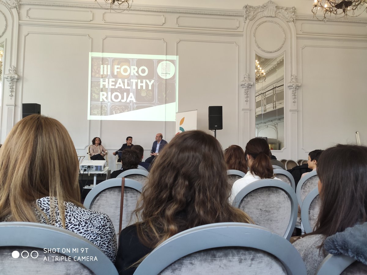 intranox's tweet photo. III Foro Healthy Rioja, en Logroño  organizado por @CticCita. Enhorabuena, ponencias muy interesantes @Riberebro @Kantar_ES @NaturVega #alimentaciónsaludable #healthyfood @RiojaInnovacion @lariojaorg https://t.co/0wN6KzuDp6