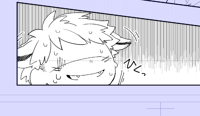 怯える虎ちゃん
 #進捗ノート https://t.co/QPOVX4DXBW 