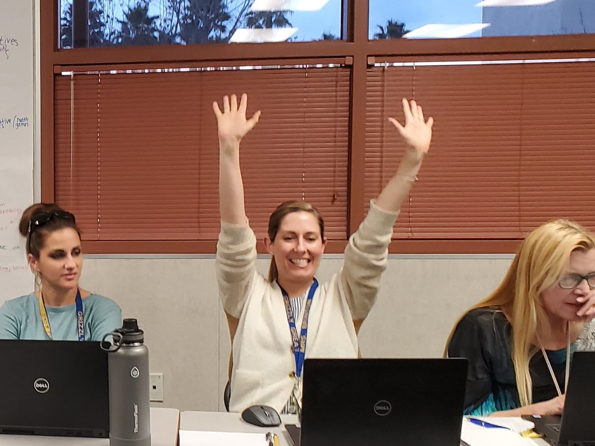 nicolehowes1's tweet image. Turned these @HighlandGroveES Teachers into coders and we had so much fun! #CodeRedlands #RedlandsINTech @RUSD_Instr_Tech @aguirre13ana