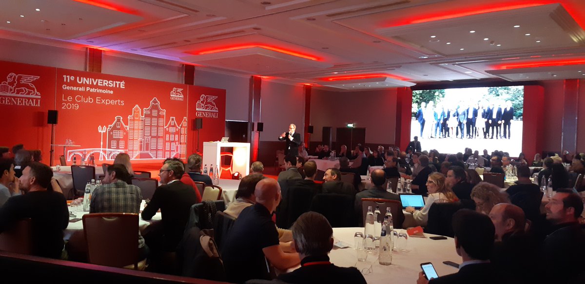 generalifrance's tweet photo. 🦁 11e Université du #ClubExpertCGP de @GeneraliFrance : 170 professionnels de la #GestiondePatrimoine réunis à #Amsterdam du 22 au 24/1 pour cet événement exceptionnel, avec @HuguesAubry @OlivierSamain & @COrlhac @AUREPClermont #CGP #CGPI https://t.co/mRP8QvOs3M