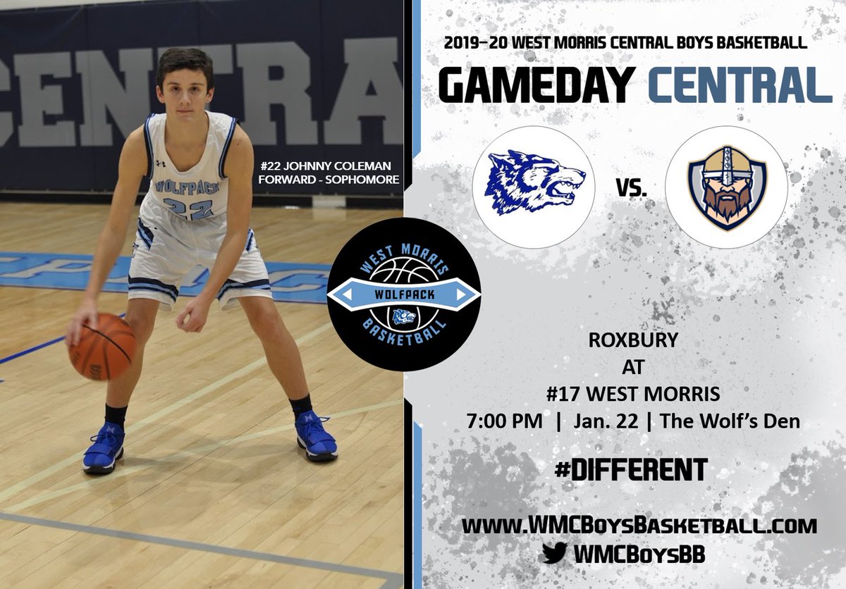 WMCBoysBB's tweet photo. IT’S GAMEDAY CENTRAL!
#17 @WMCBoysBB (10-1) return HOME vs. Roxbury in a battle for the lead in the NJAC-National. Ball’s up at 7pm. #DIFFERENT #GoWMC #PACK
@MikeKinneyHS @Richard_V_Greco @kminnicksports
@HSSportsNJ @AmitBatraHS @dailyrecordspts @MorrSussSports @MaxPreps #njhoops https://t.co/jlnRrzYiES