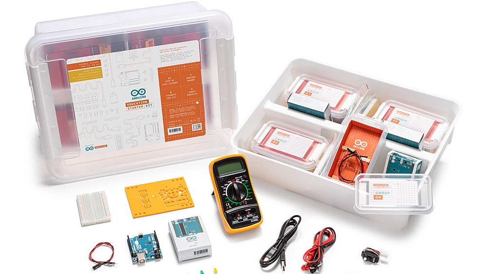 arduino's tweet photo. Arduino Education launches four new STEAM products at #Bett2020 as part of a learning evolution: https://t.co/pL2GbrZ6Ny https://t.co/MQxkYjGH8M