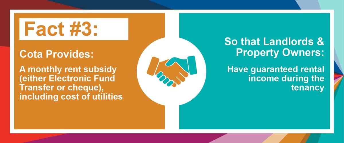 CotaInspires's tweet photo. Cota works with landlords and property owners across the city of Toronto to build vibrant and thriving communities. The foundation of these relationships is built on eight main principles. The third principle is: #housingfirstapproach #supportivehousing https://t.co/MISkmSbvqv