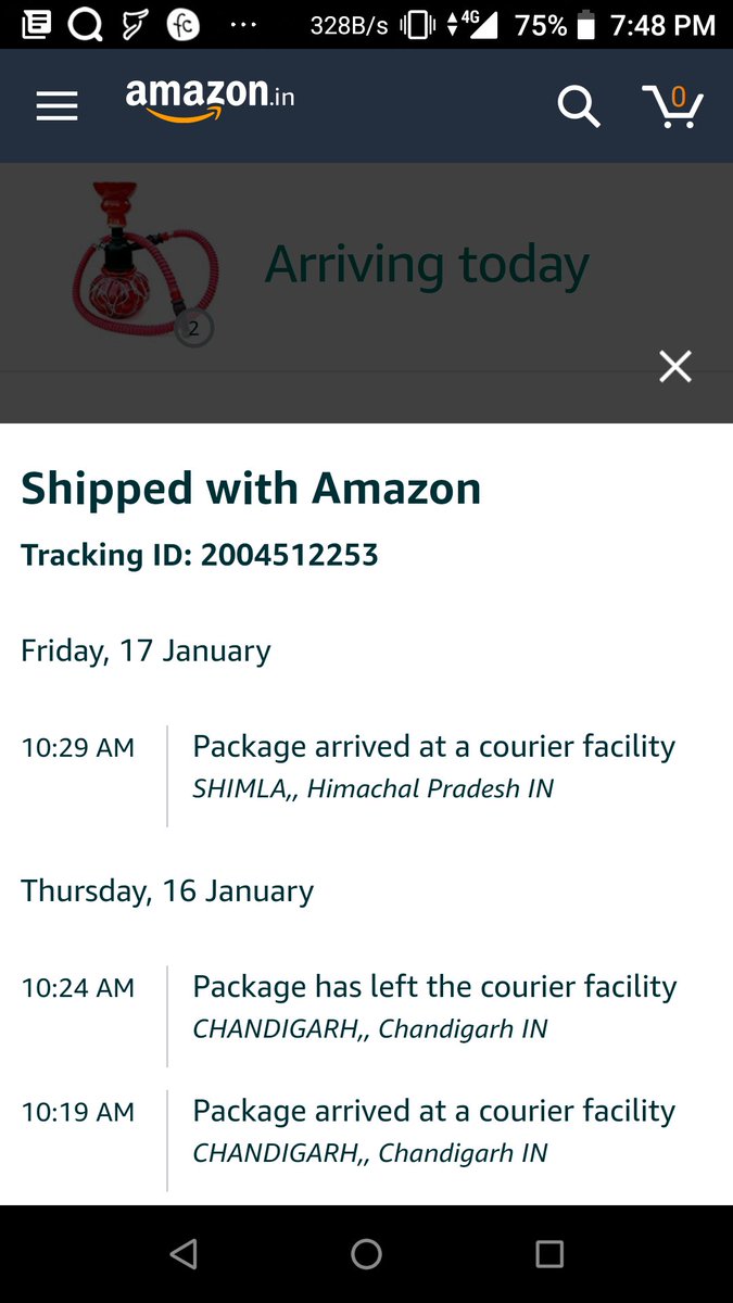 Versovamatwar's tweet image. Product has arrived at destination on 13-01-2020 but still not delivered till now.
#amazonbadservice
#Badsevices