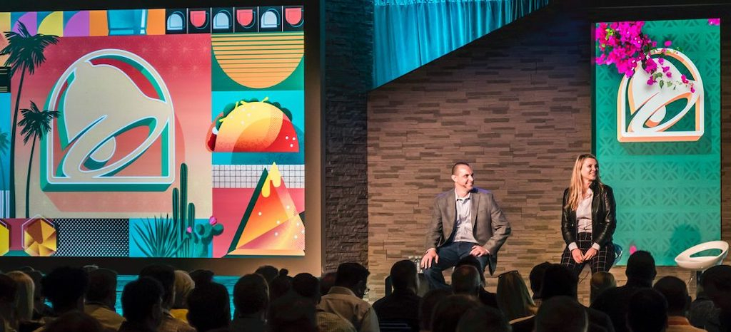 TheSheppardLLC's tweet photo. The heart of the #events is rooted in bringing people together in a #social setting to foster growth, so the ingredients are simple for all #brands; we must create compelling #experiences that memorably deliver the objectives.
#SheppardStyle for @TacoBell FRANMAC event. https://t.co/TVV3MtetgD