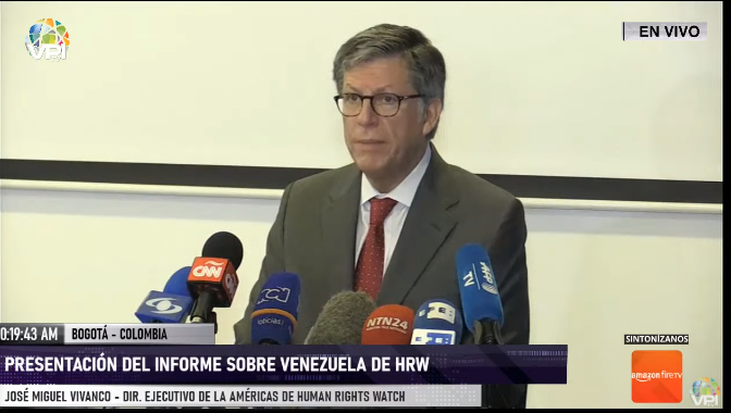 ElNuevoPais2026's tweet photo. #22Ene #InformeHRW Director Ejecutivo de las Américas de Human Rights Watch, José Miguel Vivanco: "Arauca es la zona más sometida por grupos armados en Venezuela" https://t.co/uzvAbeojqV - @VPITV https://t.co/KOQOSEnZyk