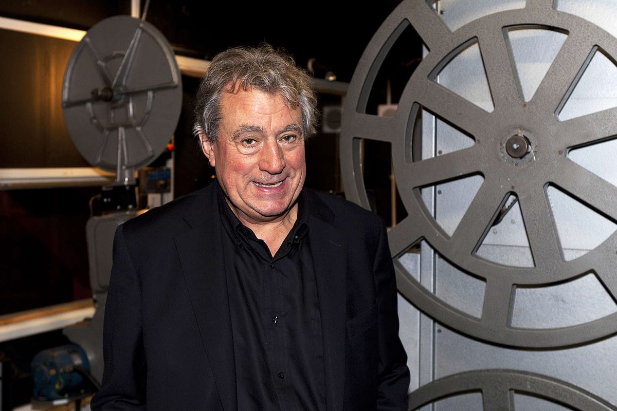 TheatrColwyn's tweet photo. The whole team here at Theatr Colwyn are deeply saddened to hear the news of Terry Jones’ passing. Terry was a wonderful and supportive patron and it was always a pleasure to welcome him to the theatre, in a town he was proud to be associated with. https://t.co/r1LwLtxiIO