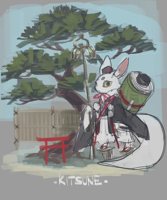 和風キツネ できました～
さっきのもまとめてあります 