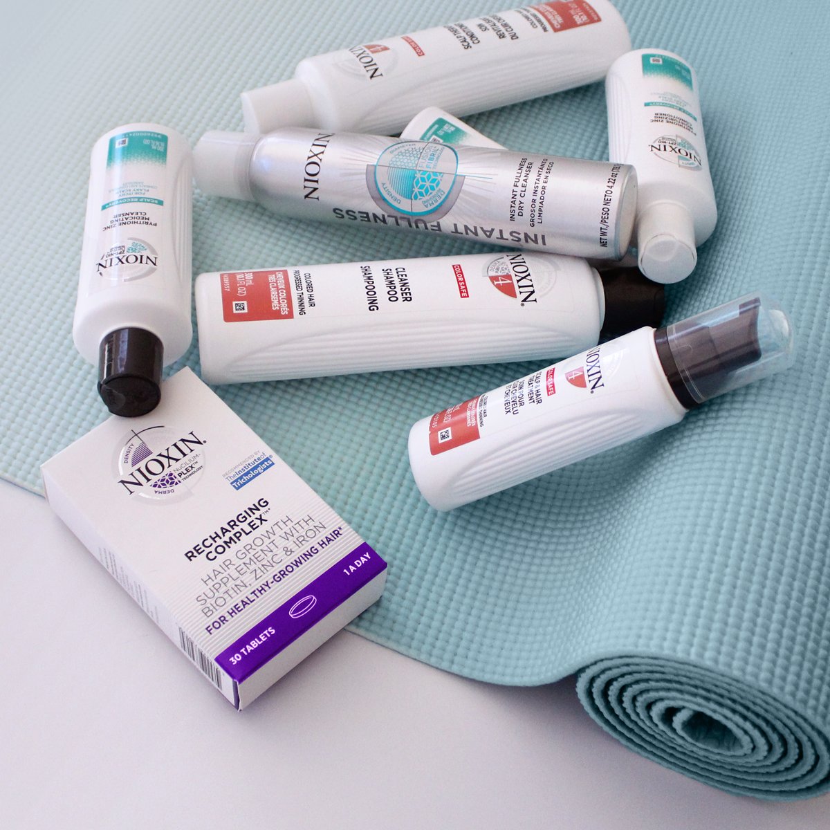 #NIOXIN Tip: For healthy hair growth, it's also important to maintain a healthy lifestyle through diet and exercise. For example, practicing yoga daily can help relieve stress and increase blood flow to activate hair follicles! 👌🏽 #MindBodyHair #FullerHairFullerLife