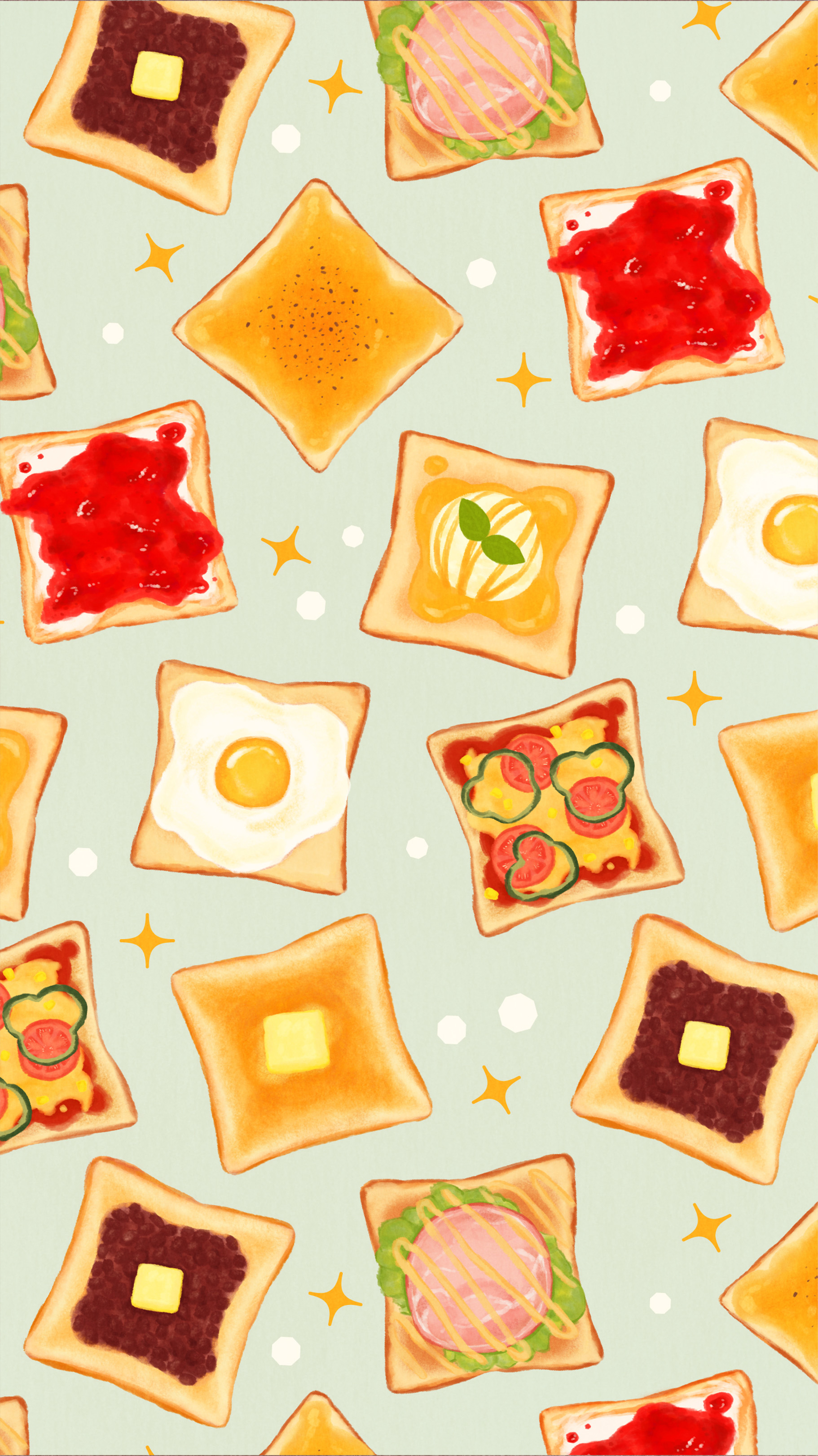 Omiyu お返事遅くなります トーストな壁紙 Illust Illustration トースト Toast イラスト Iphone壁紙 壁紙 パン 食パンにクリームチーズ いちごジャム乗せが一番好きです T Co Df2inis8gn Twitter