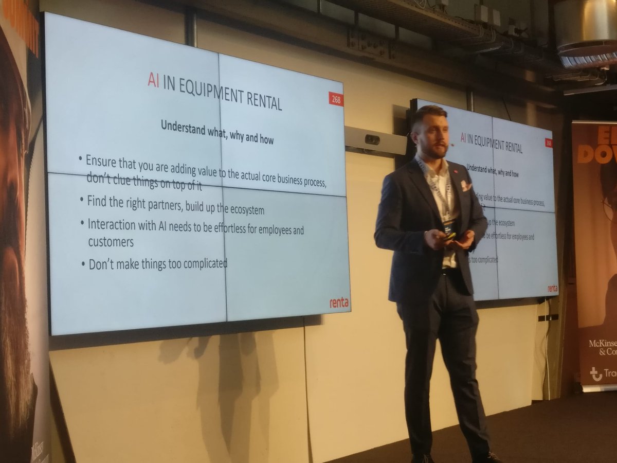 era_rental's tweet image. "Don't make things too complicated" - @rentasuomi's Joel Särkkä on understanding the what, why and how of #AI in #equipmentrental👇
#Predict2020 #EliminateDowntime #DigitalConstruction