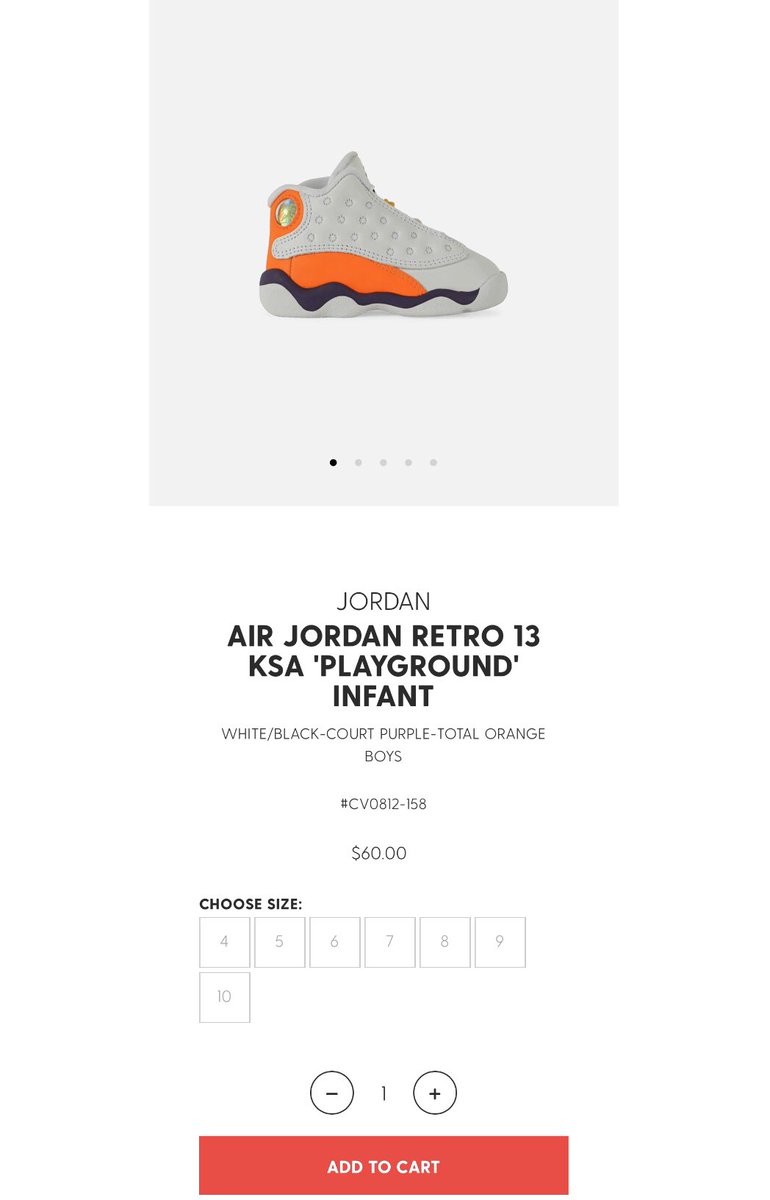 jordan 13 playground infant