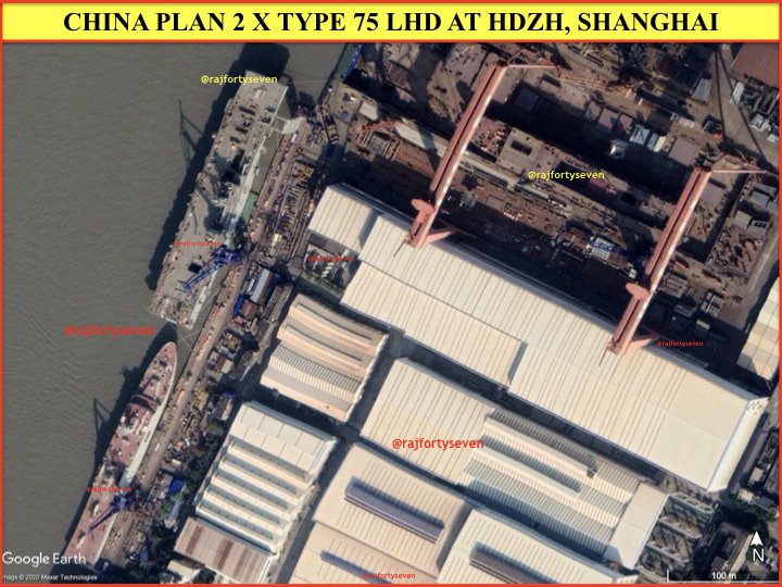 rajfortyseven's tweet photo. #China #Shanghai #PLAN #HDZH what a line up!
2 X #Type75 #LHD & #Type71 #LPD seen in image. https://t.co/Efe5AfzqRa