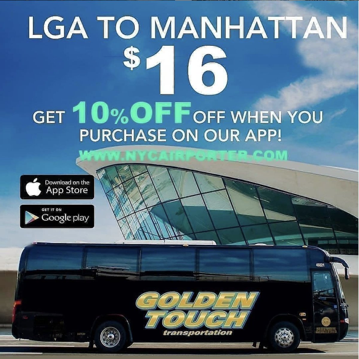#lga to #manhattan only $16 book now! nycairporter.com <a href="/LGAairport/">LaGuardia Airport</a> #nyc