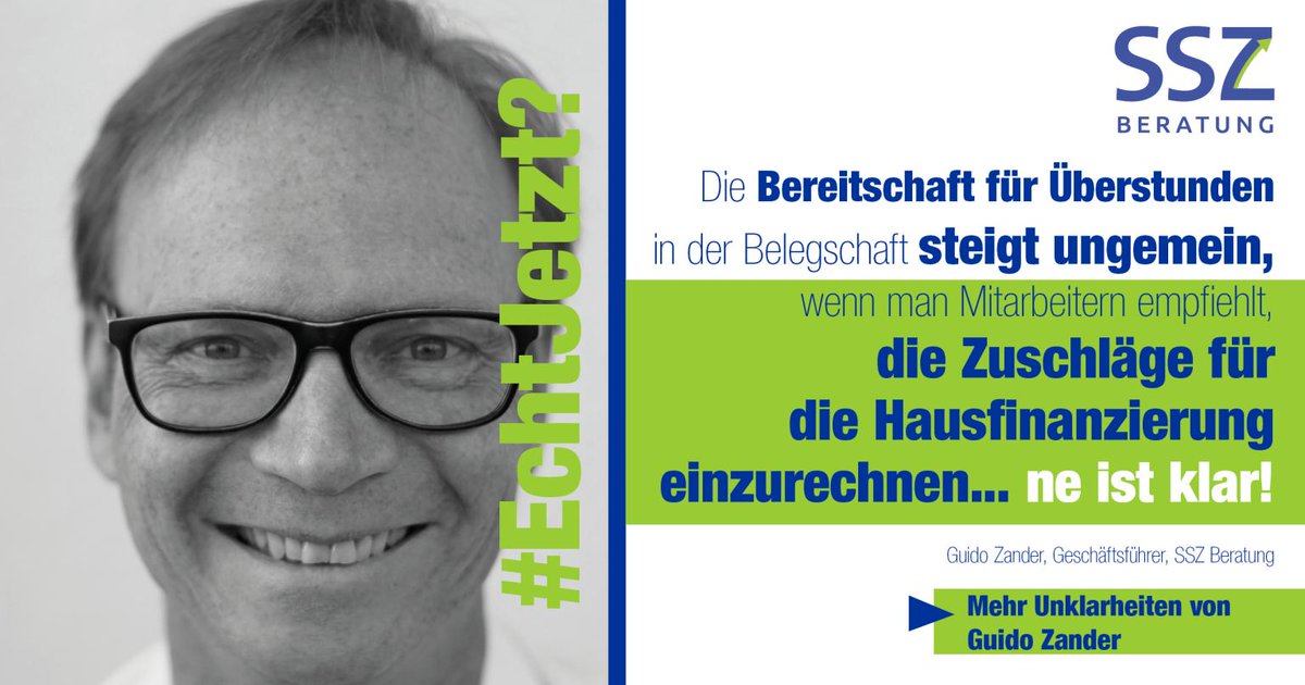 Echt jetzt?! 
<a href="/GuidoZander/">Guido Zander</a> zeigt uns auf einzigartige Weise, was man im Umgang mit dem Mitarbeiter so alles falsch machen kann. Lesen Sie seine 5 Tipps aus der Arbeitszeithölle: lnkd.in/d_YThFh

Tauschen Sie sich mit SSZ Beratung und Guido Zander beim #NextAct2020 aus!