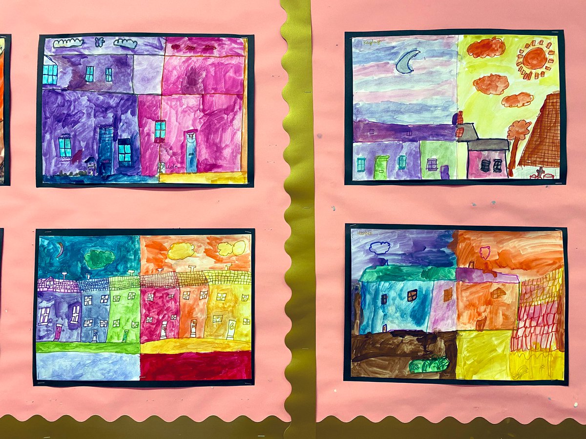 TarvesSchool's tweet photo. P3 have been learning all about Tarves. The girls were investigating maps and looking at what has changed. Did you know the heritage centre used to be a school? P3 also created pictures of the village using hot and cold colours. Fab! #ourvillage #pastandpresent #depthoflearning https://t.co/d1xZjHktrf