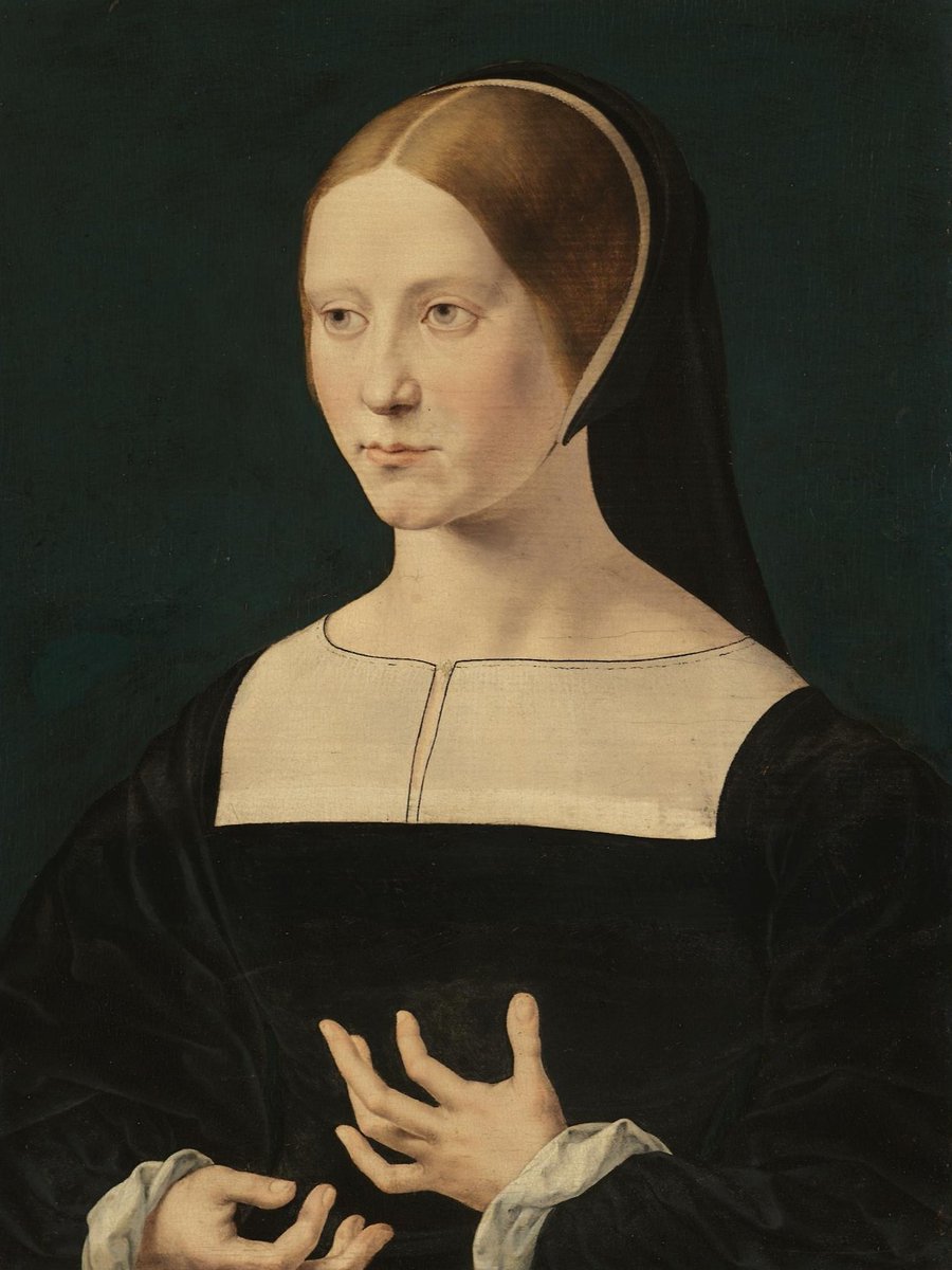 Jan Gossaert 
(1478-1532)
'Portrait of a Young Woman'
#flemishart 
#flemishrenaissance