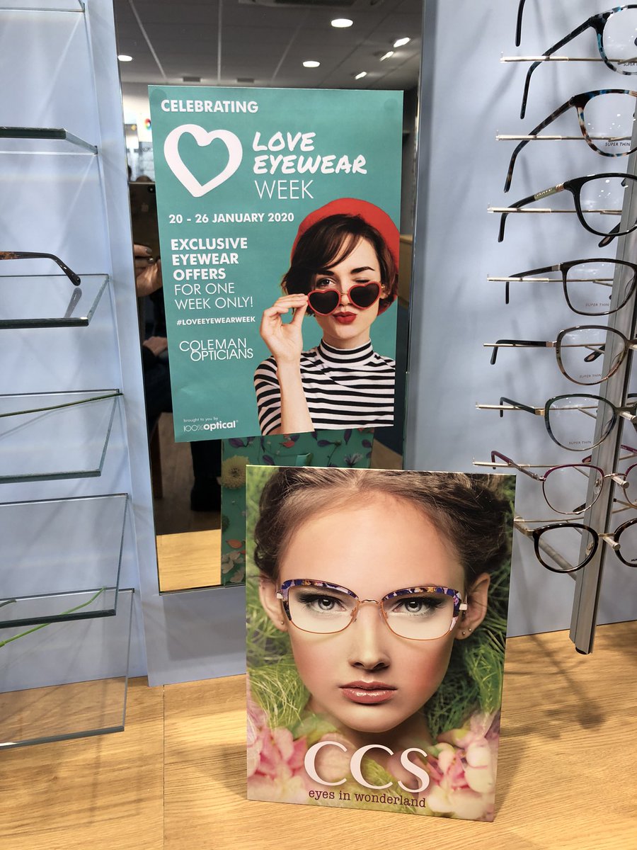 ColemanOptician's tweet photo. Come and see us for an appointment in #loveeyewearweek and check out our new range of eyewear by #cocosong. They are beautiful and come with coated lenses 📞 01603 624564 https://t.co/5RjLpACZx5