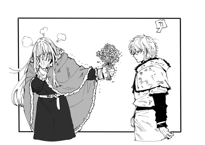 Another lovely commission I got from my friend - Alu. 
Art (c) Alu 

Thank you for drawing this for me <3 It's great and brighten my day so much.

#canute #thorfinn #canufinn 