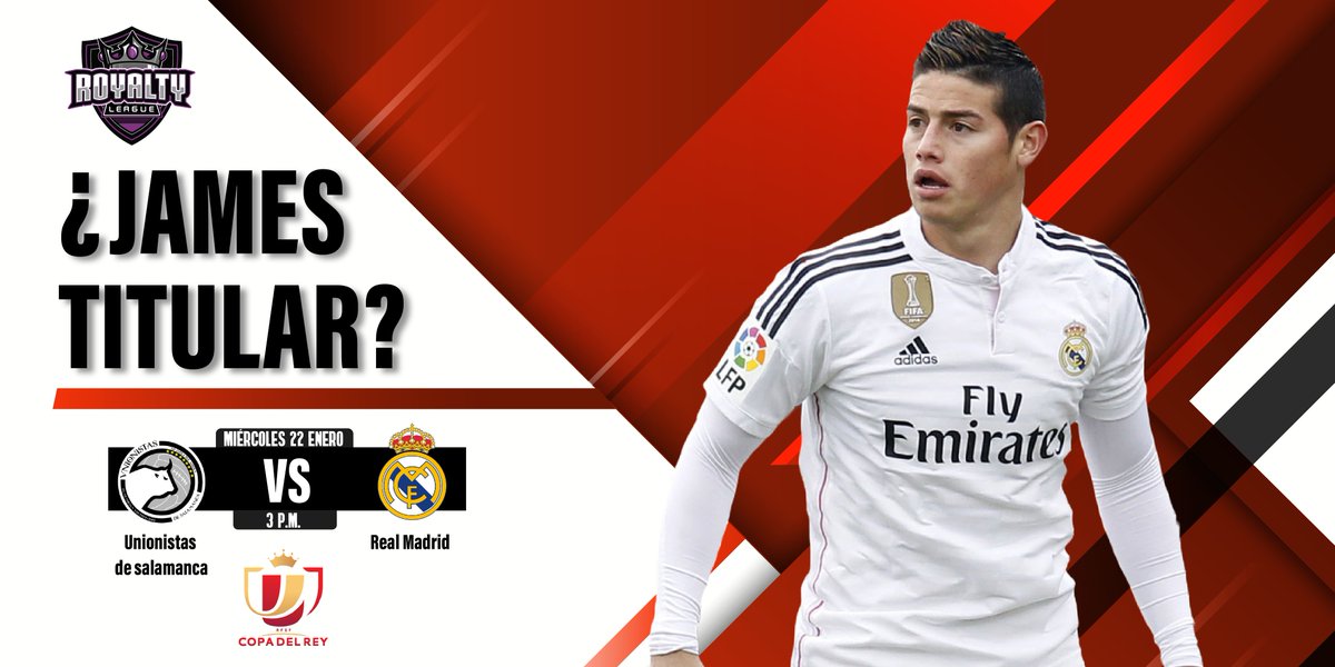 ¡Convocado!

El crack colombiano hace parte de la lista de convocados del Real Madrid para el partido que enfrentará por Copa del Rey ante Unionistas por los dieciseisavos de final.

¿Será inicialista?