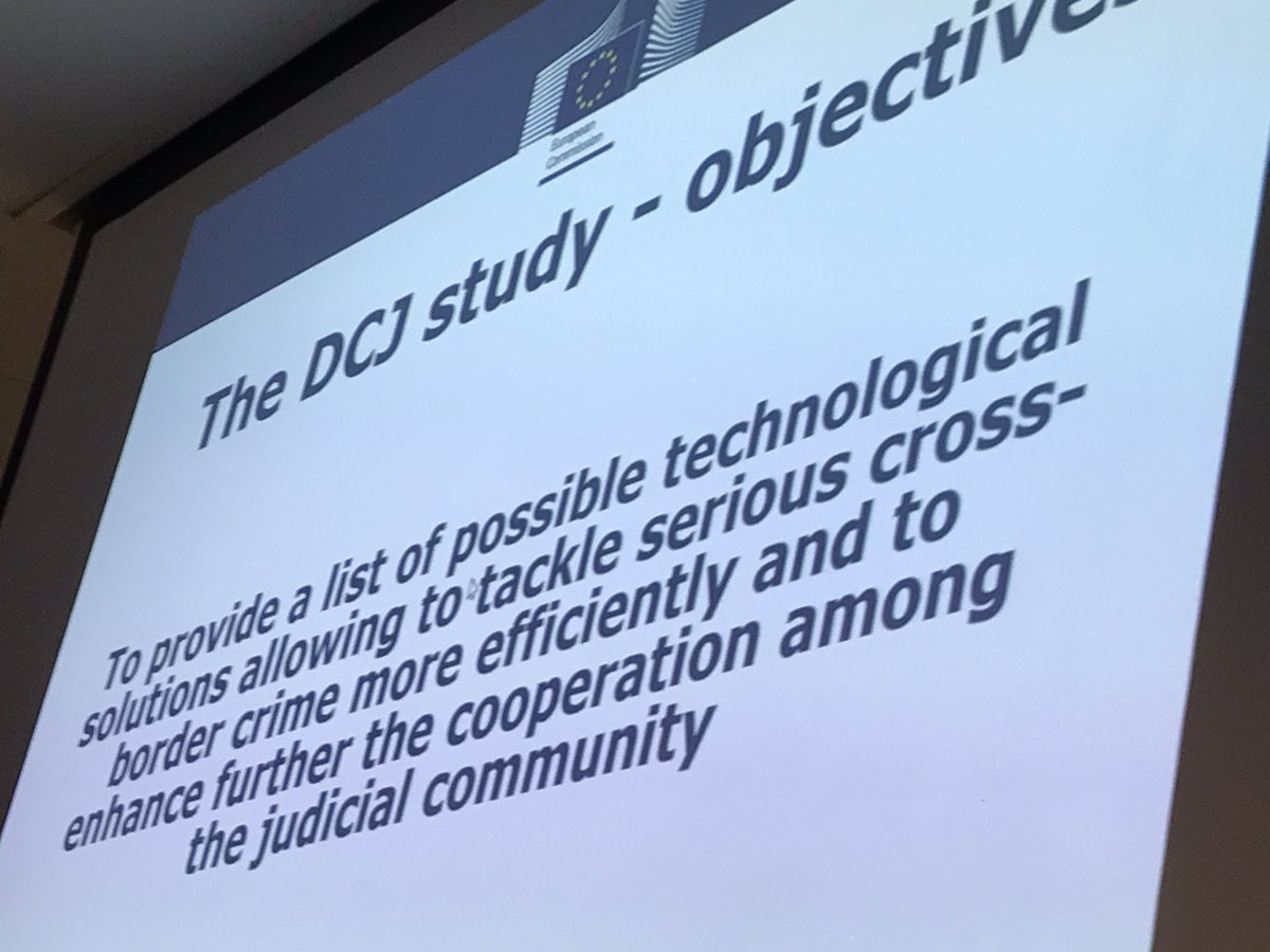 Tackling serious cross-border crime more effectively 👉 the future of #digital #criminaljustice enhancing further the cooperation among the judicial community! A study by #DGJUST. Stay tuned for the final report in March 2020! #EUeJustice #perspectives #future #keysolutions