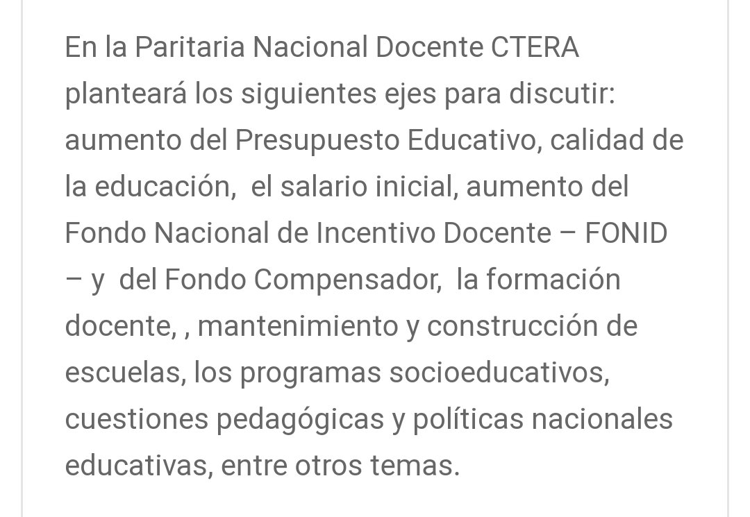 grillo141's tweet photo. Con satisfacción recibimos desde @udpm_misiones la restitución via decreto 92/20 de la Mesa Paritaria Nac. Espacio genuino de los trabajadores/as de la Educación que lo supimos conquistar junto a CTERA. @CtMnes @Marcos42866602 @fabianchilipank @robertoadrian82 https://t.co/iWOHnwAE1T