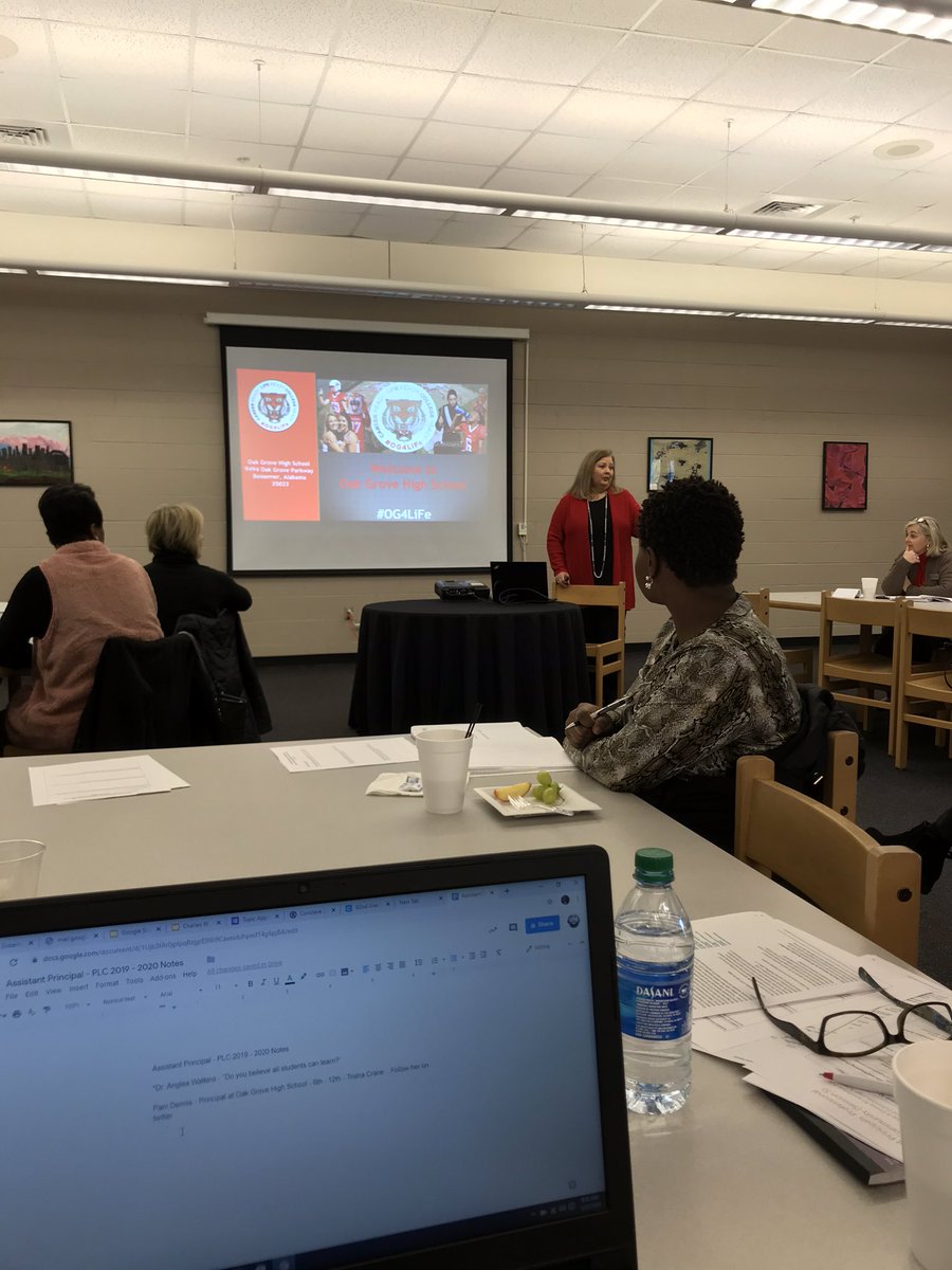 Enjoying learning opportunities at Oak Grove High School with my colleagues at  our Monthly Assitant Principlal - PLC!  <a href="/pamelabdennis/">Pam Dennis</a> <a href="/JEFCOED/">Jefferson County Schools</a> <a href="/vettesands1920/">Dr. Yvette Sanders</a> #OG4LiFe <a href="/jlmaye_maye/">Jennifer Maye, Ed.D.</a> <a href="/OakGroveTigers/">Oak Grove HS</a>