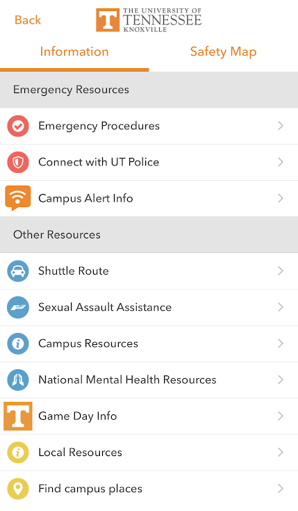 UTPolice's tweet photo. Resources for mental health and suicide prevention are at your fingertips. Download the @LiveSafe app now or find out more at https://t.co/XtnH8isTFY #VolSafety #WednesdayWisdom #UTK https://t.co/yFqsnjQZT6