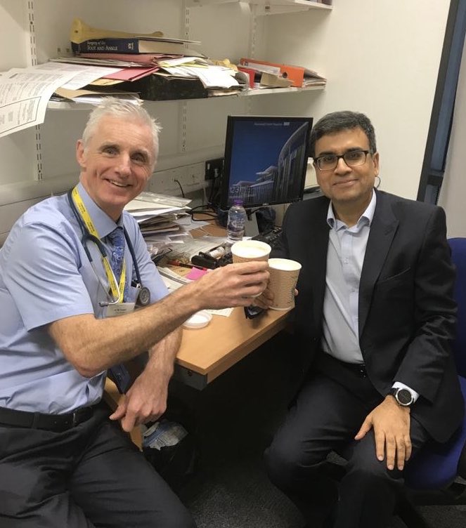 mwcooperman's tweet photo. Great to share a Daffodil coffee with Paresh Kothari and talk about gardening, climbing, India, Birmingham and, of course, work pressures and pensions! #SFHRCT https://t.co/kyOm9rOh3s