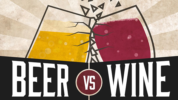 Beer vs Wine Dinner! Thursday, February 6th conta.cc/38xcEON