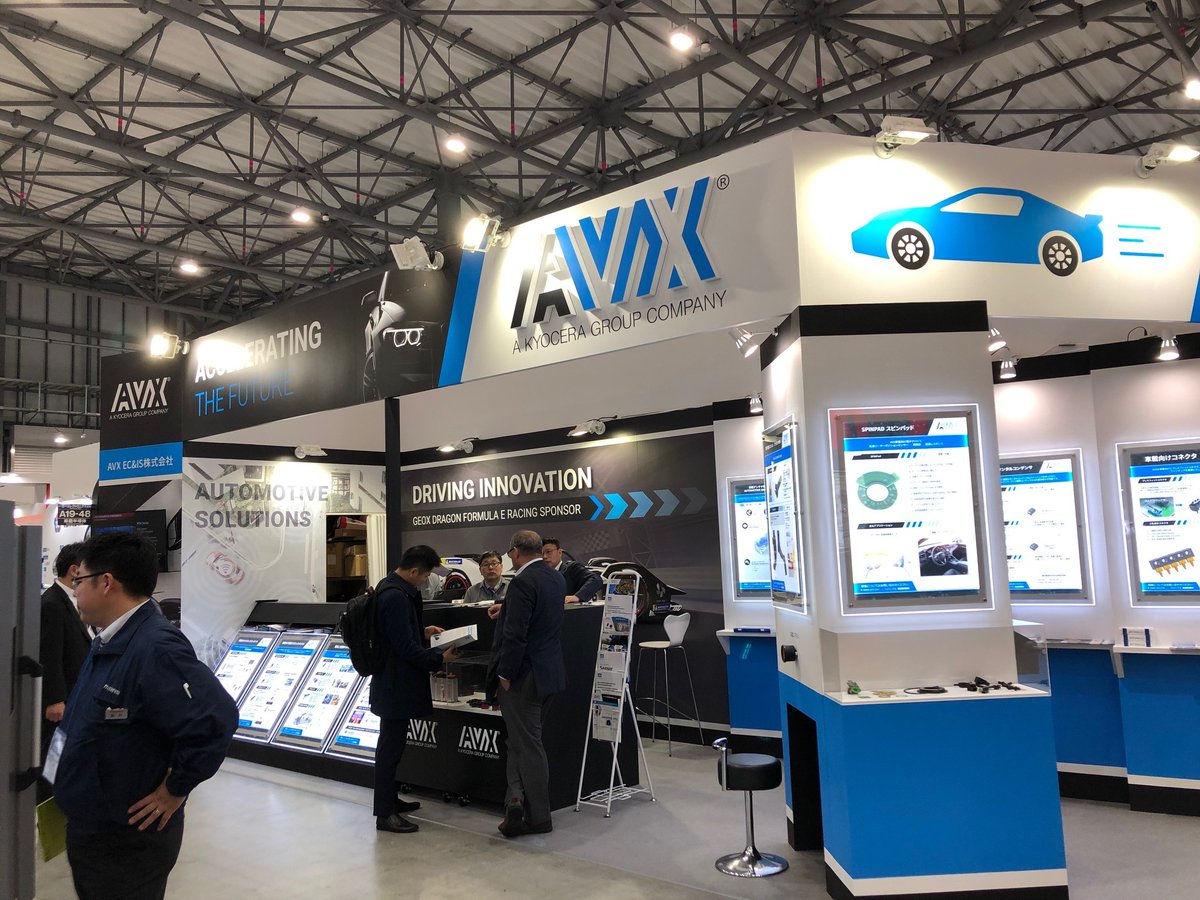 kavxcorp's tweet photo. Thank you to everyone who stopped by the #AVX booth during Automotive World 2020. We look forward to seeing you again in October!
https://t.co/3GKPl18g9i
#AVXCorp #AcceleratingTheFuture #SuperCapacitor #MLV #Antenna #Connector #MLCC #Polymer #Capacitor #Sensors #ControlUnits https://t.co/kFccdYrRQ8