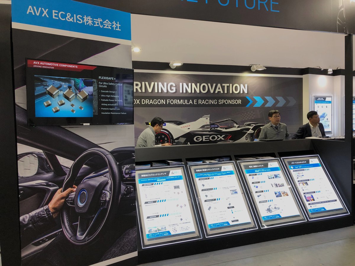 kavxcorp's tweet photo. Thank you to everyone who stopped by the #AVX booth during Automotive World 2020. We look forward to seeing you again in October!
https://t.co/3GKPl18g9i
#AVXCorp #AcceleratingTheFuture #SuperCapacitor #MLV #Antenna #Connector #MLCC #Polymer #Capacitor #Sensors #ControlUnits https://t.co/kFccdYrRQ8