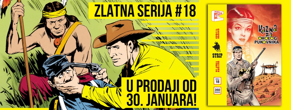 Veseli_cetvrtak's tweet photo. Vreme je za kaznu... 🤠💪💣
#Zlatnaserija #TeksViler #Kaznazaohologpukovnika #Boneli #Tiči https://t.co/mPWb5OgNOm