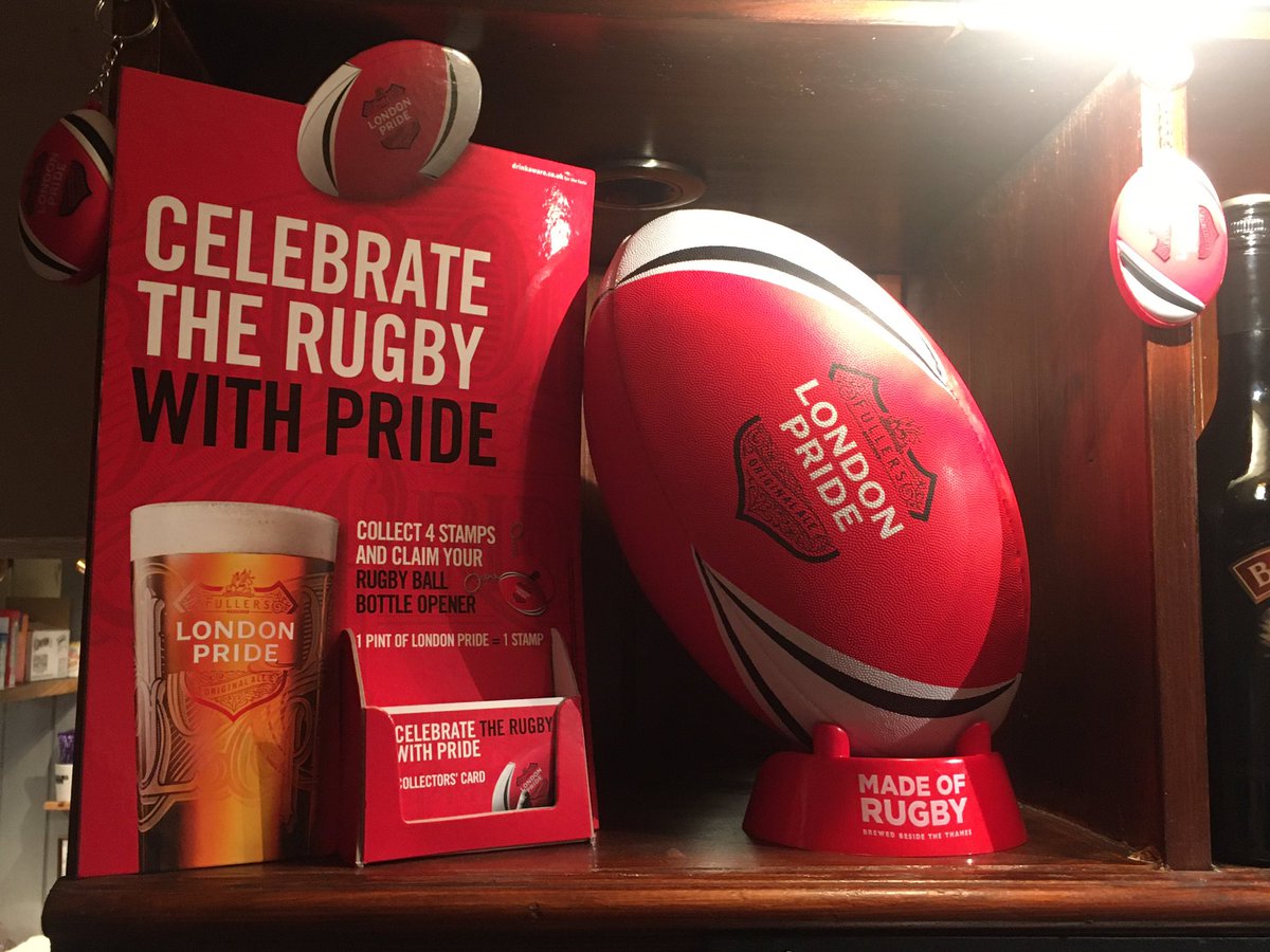 TheBridgeTavern's tweet photo. 9 DAYS TO GO!!! 🏉
Come &amp; celebrate the rugby with Pride! As well as showing all the games we’ve got brilliant bunting, bespoke rugby table talker games and fantastic rugby ball key ring giveaways! #Londonpride #Celebratewithpride #sixnations #eggshapedball #Englandforthewin https://t.co/0FxB3xHKoc