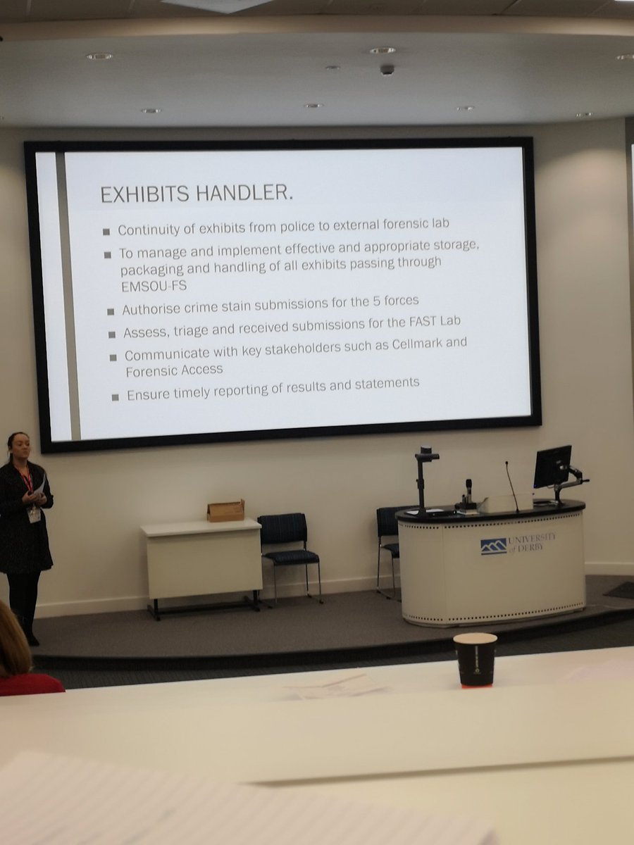 syanne_marie's tweet photo. Such a good employability conference at @DerbyUni for Forensics and Bio-med. Plenty of tips for the future ๐. #BFSemcon https://t.co/Pm67BwDTXk