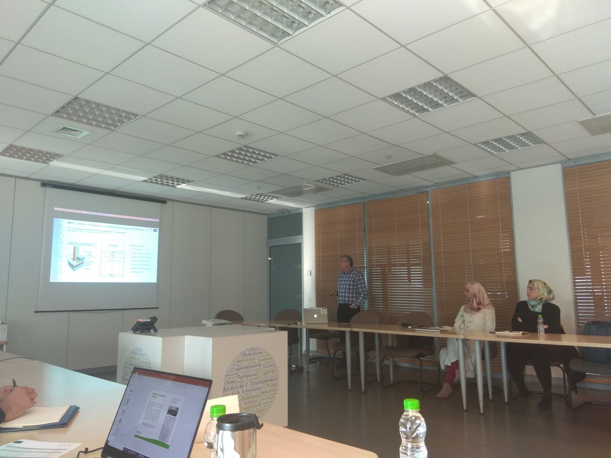 Inf_cell_H2020's tweet photo. 👉24M meeting @Inf_cell_H2020 organized by #MASCIR and @um5rabat
 
📅 21 Jan 2020
📍  Rabat 

👩Attendants: @IREC_Energia @UAM_Madrid @HZBde @TheMETLT #MASCIR @um5rabat
 
👉Visit to the laboratories followed after the meeting

#photovoltaics #IRECprojects https://t.co/n2IEKeDZDI