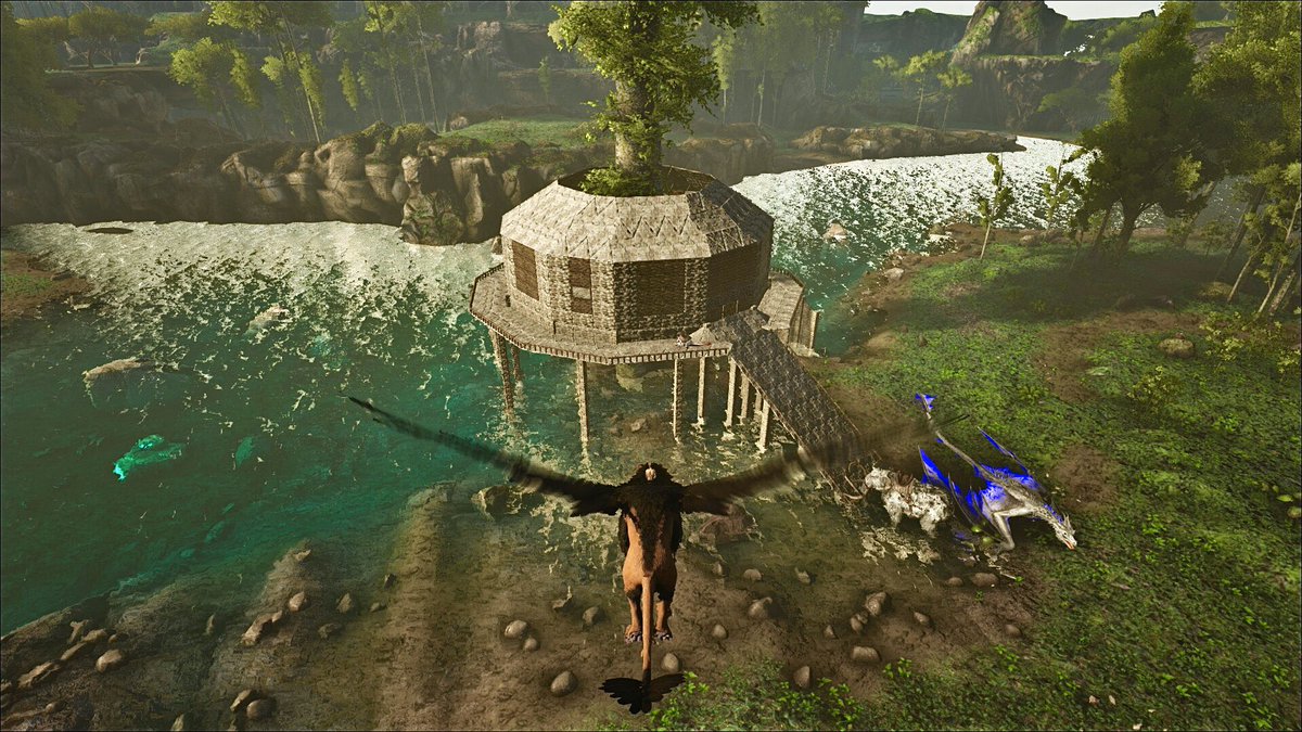 変築士ネル Ark その木はツリプラ設置できる樹液が採れる木ですかな そういった建築はしたことないので新鮮