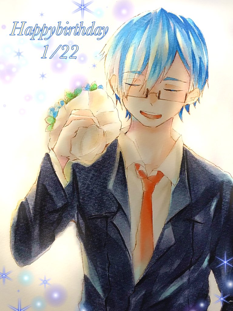 鬱先生誕生祭 少し過ぎちゃった お誕生日おめでとうございます 鳥締役 宙燕 そらツバメ 視聴者安眠課のイラスト