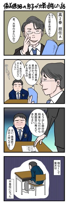 【偏差値38の息子が大学に合格した話①】(3枚目はおまけ漫画)#発達障害 #発達障がい #高機能自閉症#自閉症スペクトラム #グレーゾーン #大学受験 